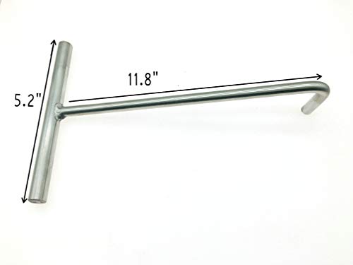 304 Stainless Steel Manhole Cover Hook. Stainless Steel Handle. 1 Pack (300mm) - Thumbnail 3
