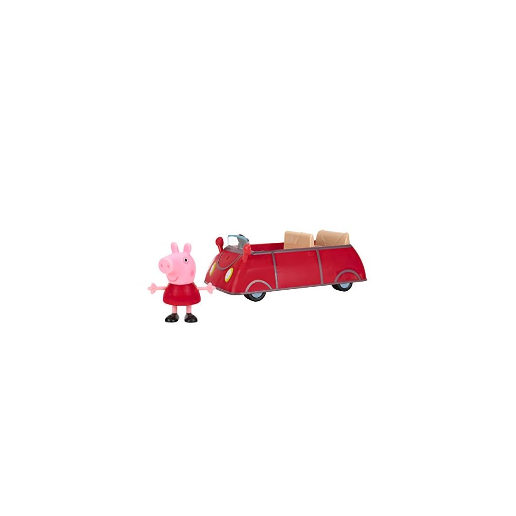Peppa Pig Little Vehicles, 6 Piece Set Includes Figures of Peppa, Suzy Sheep & Pedro Pony with