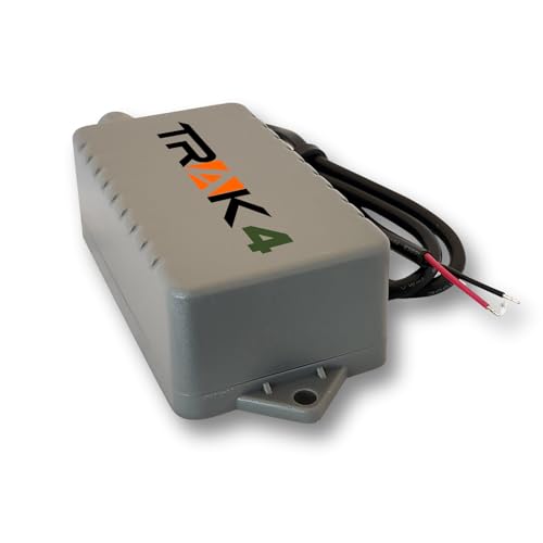 Trak-4 12v Hardwired GPS Tracker. Durable, Reliable Track Trailers, Equipment, Vehicles, Assets. Long Battery Life, Waterproof, Worldwide. Low-Cost Subscription Required.