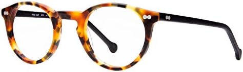 eyeOs Model 'Wise Guy', High Definition, Hypoallergenic, Anti Glare, Men's, Women's, Unisex Readers P3 Round Retro