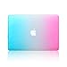 Macbook Air 13 Case,TECOOL Hard Plastic Shell with Screen Protector and Keyboard Cover for MacBook Air 13.3 inch Model:A1466 and A1369 (Rainbow)