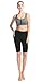 ABUSA Women's Cotton Workout Bike Yoga Shorts - Tummy Control L Black