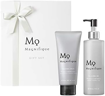 マニフィーク KOSE【ギフトBOX】 2ステップセット (洗顔料130g・オールインワンジェル230mL) メンズ ギフトセット (ブランドハンディバック付)