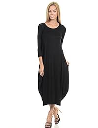 Pastel de Vivienne, vestido Cocoon para mujer, con bolsillos, fabricado en EE. UU. (más de 20 colores)