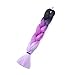 6Pcs/Lot 24inch Jumbo Braids Salon Crochet Ombre Twist Braiding Hair Extensions High Temperature Synthetic Fiber Hair for 100g/pc (M56#)
