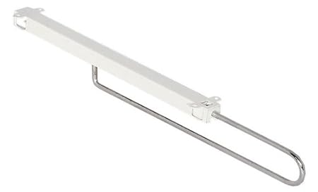 Hafele 805 12 Clothes Hanging Rail Extendible With Sliding Guide