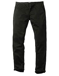 Match Mens Slim-Tapered Flat-Front Casual
