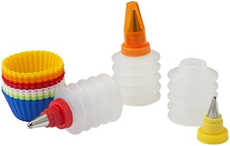 Aroma Bakeware Cupcake Decorating Icing Kit with 12 Cupcake Cups