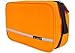 Mowham Toiletry Bag Medium Hanging Cosmetic Organizer Foldable Waterproof Travel Kit Bathroom Storage for Boys Men/Women balck (Orange)