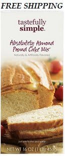 Tastefully Simple - Absolutely Almond Pound Cake Mix - Buy 3 or more &amp; get 1 Free TS Beer Bread mix