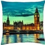 london house of parliment hdr - Throw Pillow Cover Case (18
