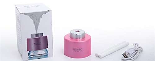 Essential Oil Diffuser Humidifier Aromabottle Usb 5v 1.5w Ultrasonic Mist Maker Foger Air Nebulizer Aroma Diffuser Aromatherapy (White)