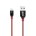 Anker Powerline+ Lightning Cable (3ft), Nylon Braided Charging Cable for iPhone Xs/XS Max/XR/X / 8/8 Plus / 7/7 Plus / 6/6 Plus / 5s and More (Red)