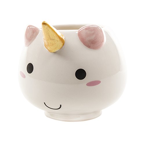 SMOKO Ceramic Hand Painted Elodie Unicorn Mug, Microwave Safe