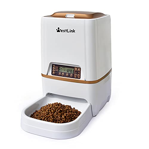 automatic cat food dispenser with timer