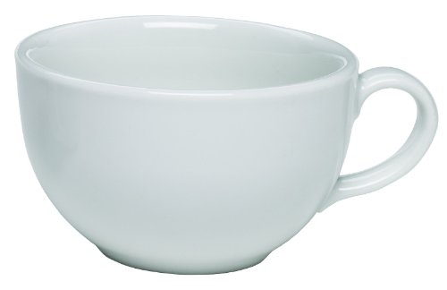 Rattleware Coffee House Collection 8 ounce cup, Set of 6, White