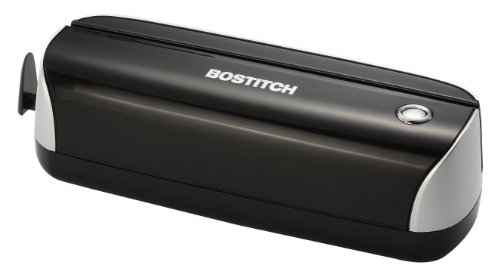Bostitch Electric 3-Hole Punch, AC or Battery, Black (EHP3BLK)