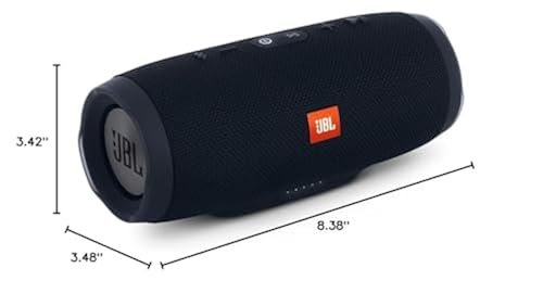 JBL Charge 3 Waterproof Portable Bluetooth Speaker (Black), 1 in 