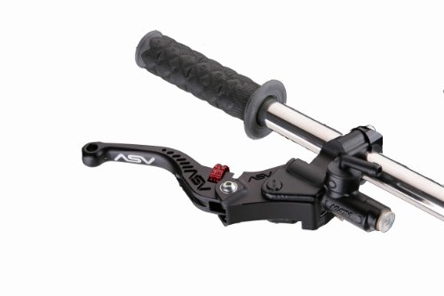 ASV Inventions BRC511-SK C5 Sport Black Shorty Brake Lever for Honda/Kawasaki/Suzuki