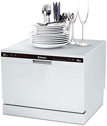 Los mejores lavavajillas 2022 jonsguide.org Candy CDCP 6/E Lavavajillas pequeño, Altura 43,8 cm, 6 servicios, 6 Programas,...