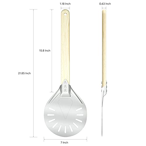 Pizza Turning Peel, Turning Pizza Peel, Turning Peel for Indoor and