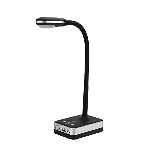 eloam Flexible arm Document Camera VH800AF for Education Presentation Solution,5 MegaPixel CMOS, High-Definition Digital Visual Presenter