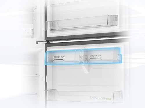 Midea 866L Gross & 651L Net Double Door Refrigerator, Multi-Air Flow Technology, Equipped With Smart Sensor, Electronic Control, Inverter Quattro, Active-C Fresh, Smart Cooling, Silver MDRT866FGE46AE