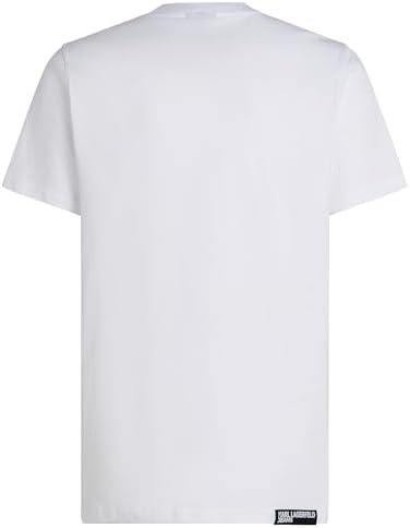 Herren Slim Short Sleeve T-Shirt White L
