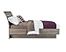 Tvilum Scottsdale Bed with with Slats, Queen, Truffle