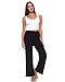 Amie Finery Palazzo Pants For Women Wide Fold Over High Waist Loose Lounge Pants Made In USA
