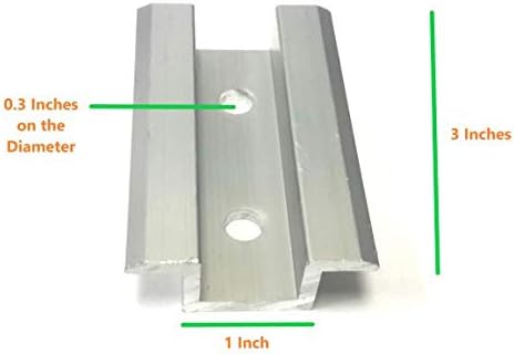 Unsolar Solar mid clamp Panel 3" (Pack of 10)