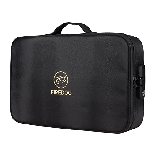 FIREDOG Smell Proof Bag, Large Smell Proof Case Containers Pouch with Lock for Storage