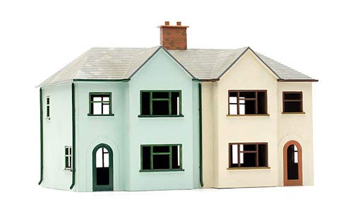 Dapol Model Railway Semi Detached Houses Plastic Kit - OO Scale 1/76