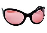 Red Lens Gothic Vampire Sunglasses Oversized Sexy Glasses