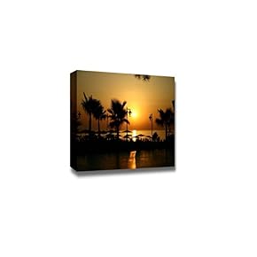Beautiful Scenery Landscape Sunrise at The Seashore Wall Decor