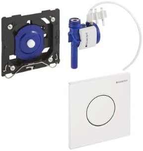 Geberit Urinal Manual Release HyTouch Pneumatic D Actuator Plate for High-Gloss - Chrome-Plated