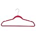Tangkula 60 Pack Velvet Hangers for Women Men Non-Slip Velvet Natural Shoulder Shape Suit Shirts Pants Hangers with 360 Degree Swivel Hook & Groove Space Saving Slim Design Multicolor Durable Clothes