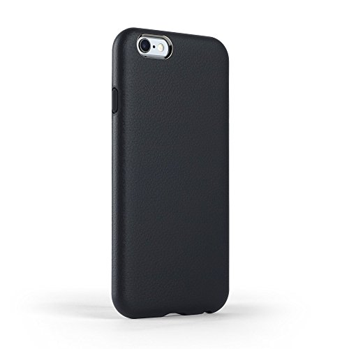 iPhone 6s Case, RhinoShield [SolidSuit Leather] Heavy Duty Shock Absorbent . Ultra Thin Hybrid. Scratch Resistant with. 11ft Drop Protection Premium Cover for Apple iPhone 6 - Black