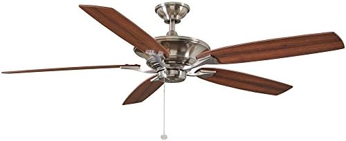 Hampton Bay Ashburton 60 in. Indoor Brushed Nickel Ceiling Fan