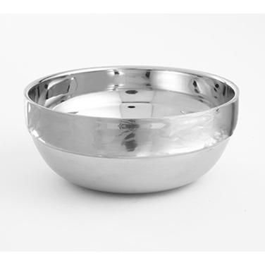 American Metalcraft SDWB45 Stainless Steel, Satin Bowl, Double Wall, Stackable, 10 oz.