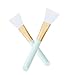 Facial Mask Brush - Face Mud Mask Mixing Brush Cosmetic Makeup Brush Silicone Facial Applicator, Hairless Silicone Brush, Facial Mask for Applying Facial Mask, Eye Mask,Peel, Serum or DIY Needs (4)