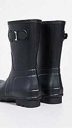 Hunter Men's Original Short Rain Boot, Black, 10