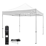 Caravan Canopy 21006906011 Titanshade 10 X 10 Foot Straight Leg, White Canopy, 10x10,