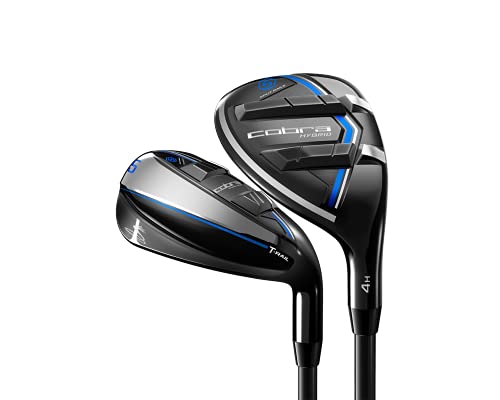 COBRA Herren T-Rail 2.0 Iron Combo Set Eisenset, Schwarz-Silber PVD Blau