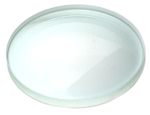 314Q0h GtL Top Spinning Base, 5" (125mm) Surface, 12mm Thick - Double Concave - Premium Optical Glass Lens, 20mm Focal Length - Optically True - Ground, Beveled Edges - Eisco Labs - Image 3