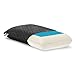 MALOUF ZZTRHPDL Z Travel Dough Memory Foam + Z Gel Pillow Removable Rayon from Bamboo Velour Cover 5-Year U.S. Warranty