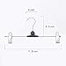 VEHHE Pants Hangers Add On Skrit Hangers with Clips 10 PCS Clothes Stackable Hangers Space Saving Adjustable Non-Slip Stainless Metal Hangers Heavy Duty for Clothes Shoes Slacks Ties Hats