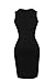 Heloise Women's Bodycon Sleeveless V-Neck Little Cocktail Party Dress