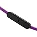 iKross 3.5mm Headset In-Ear 3.5mm Noise-Isolation Stereo Earbuds Headphones with Microphone - Metallic Purple