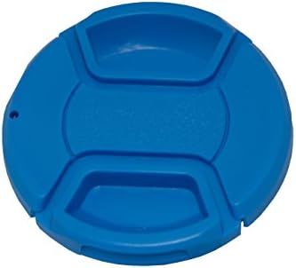 Koala Cam - Premium Blue Color Pinch Lens Cap Cover for DSLR Cameras for Sony, Nikon, Canon, etc Bundle with Cleaning Cloth (52mm)
